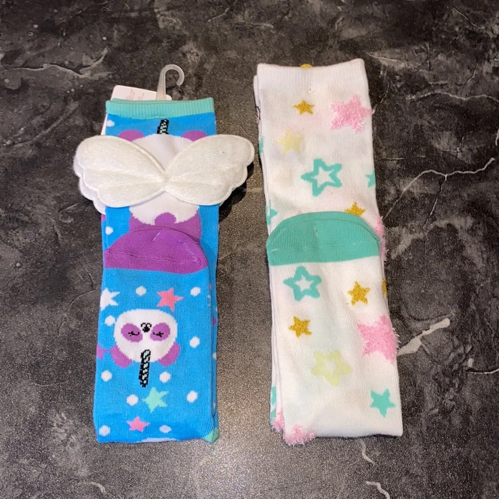 Justice 2 Pair Knee High Socks 🧦
